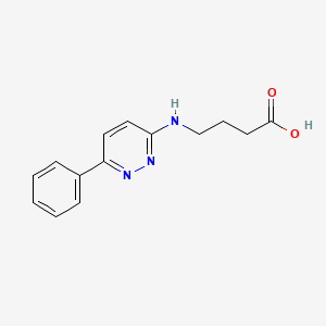 4-[(6-Phenylpyridazin-3-yl)amino]butanoic acid