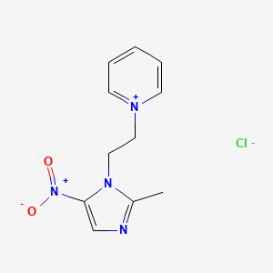 1-(2-(2-Methyl-5-nitro-1H-imidazol-1-yl)ethyl)pyridinium chloride