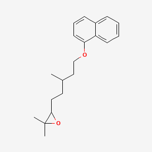 2,2-Dimethyl-3-{3-methyl-5-[(naphthalen-1-yl)oxy]pentyl}oxirane