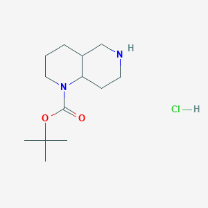 B1436092 Octahydro-[1,6]naphthyridine-1-carboxylic acid tert-butyl ester hydrochloride CAS No. 1965309-93-6