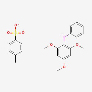 molecular formula C22H23IO6S B1436110 苯基(2,4,6-三甲氧基苯基)碘化四甲苯磺酸盐 CAS No. 936326-60-2