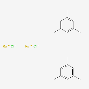 molecular formula C18H24Cl2Ru2 B1436112 Dichloro(mesitylene)ruthenium(II) dimer CAS No. 52462-31-4