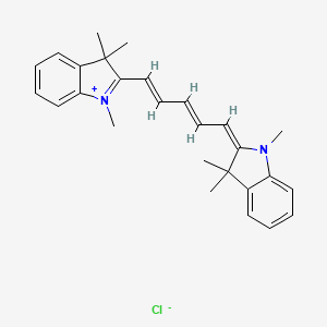 molecular formula C27H31ClN2 B1436128 二甲基吲哚二花菁 CAS No. 54268-70-1