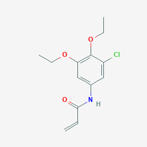 N-(3-Chloro-4,5-diethoxyphenyl)prop-2-enamide