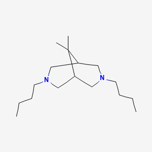 3,7-Dibutyl-9,9-dimethyl-3,7-diazabicyclo(3.3.1)nonane