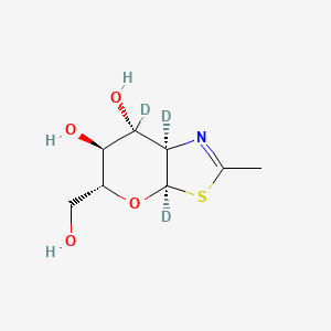 molecular formula C8H13NO4S B1436139 吡喃并[3,2-d]噻唑-6,7-二醇-d3 CAS No. 944070-25-1