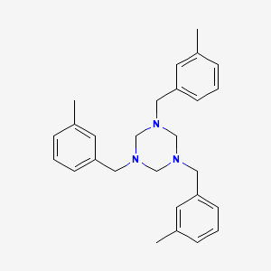 1,3,5-Tris[(3-methylphenyl)methyl]-1,3,5-triazinane