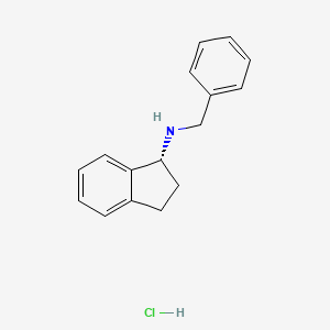 B1436147 (1R)-N-Benzylindan-1-amine hydrochloride CAS No. 200628-33-7