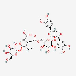 molecular formula C43H54O22 B1436149 桑巴科利诺苷 CAS No. 114449-12-6