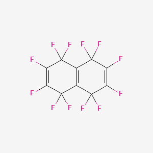 molecular formula C10F12 B14361506 Dodecafluoro-1,4,5,8-tetrahydronaphthalene CAS No. 91374-75-3