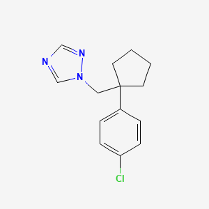 1-{[1-(4-Chlorophenyl)cyclopentyl]methyl}-1H-1,2,4-triazole