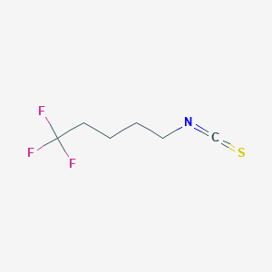 B1436169 1,1,1-Trifluoro-5-isothiocyanatopentane CAS No. 1549699-16-2