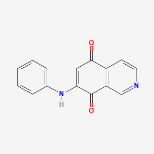 5,8-Isoquinolinedione, 7-(phenylamino)-