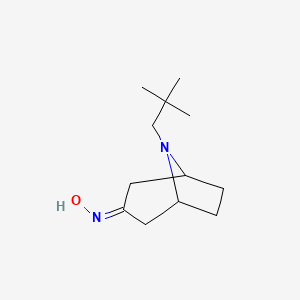 N-[8-(2,2-Dimethylpropyl)-8-azabicyclo[3.2.1]octan-3-ylidene]hydroxylamine