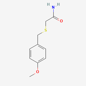 2-{[(4-Methoxyphenyl)methyl]sulfanyl}acetamide