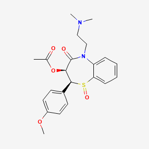 molecular formula C22H26N2O5S B1436176 Diltiazem Sulfoxide CAS No. 370094-12-5