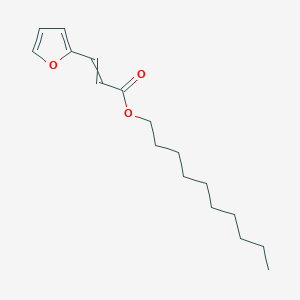 molecular formula C17H26O3 B14361905 Decyl 3-(furan-2-YL)prop-2-enoate CAS No. 96427-05-3