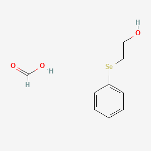 molecular formula C9H12O3Se B14361929 Formic acid--2-(phenylselanyl)ethan-1-ol (1/1) CAS No. 91228-21-6