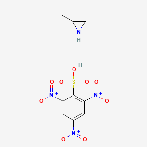 molecular formula C9H10N4O9S B14361980 2-methylaziridine;2,4,6-trinitrobenzenesulfonic acid CAS No. 90535-68-5