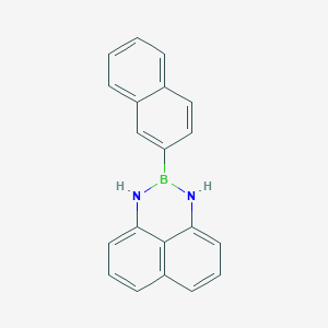 molecular formula C20H15BN2 B1436200 2-(2-萘基)-2-硼-2,3-二氢-1H- перимидин CAS No. 2133377-55-4