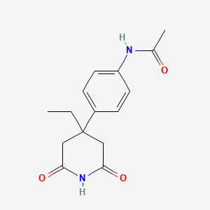 N-(4-(4-Ethyl-2,6-dioxo-4-piperidyl)phenyl)acetamide