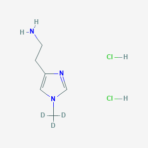 molecular formula C6H13Cl2N3 B1436204 N-甲基-D3-组胺 2hcl CAS No. 344299-49-6