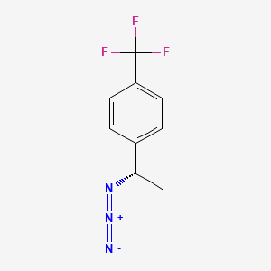molecular formula C9H8F3N3 B1436209 (S)-4-Trifluoromethyl-alpha-methylbenzyl azide CAS No. 152710-91-3