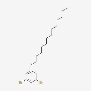 molecular formula C20H32Br2 B1436212 1,3-二溴-5-十四烷基苯 CAS No. 157761-91-6