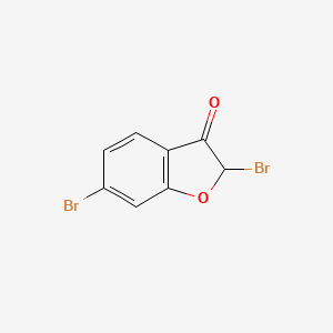 molecular formula C8H4Br2O2 B1436214 2,6-Dibromobenzo[b]furan-3(2H)-one CAS No. 1823370-21-3