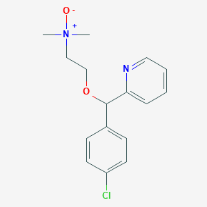 molecular formula C16H19ClN2O2 B1436219 卡比诺沙明 N-氧化物 CAS No. 1256285-70-7