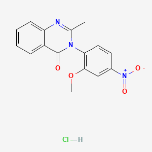 Nitromethaqualone hydrochloride