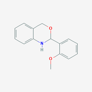 2H-3,1-Benzoxazine, 1,4-dihydro-2-(2-methoxyphenyl)-