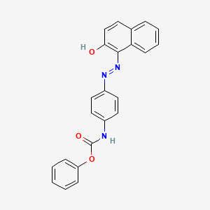 Phenyl {4-[2-(2-oxonaphthalen-1(2H)-ylidene)hydrazinyl]phenyl}carbamate