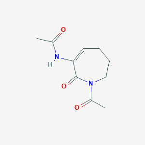 N-(1-Acetyl-2-oxo-2,5,6,7-tetrahydro-1H-azepin-3-yl)acetamide