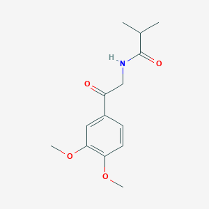 N-[2-(3,4-Dimethoxyphenyl)-2-oxoethyl]-2-methylpropanamide