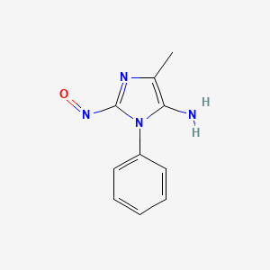 4-Methyl-2-nitroso-1-phenyl-1H-imidazol-5-amine