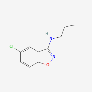 molecular formula C10H11ClN2O B1436239 5-氯-N-丙基-1,2-苯并噁唑-3-胺 CAS No. 1344687-63-3