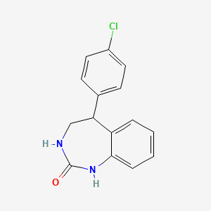 5-(4-Chlorophenyl)-1,3,4,5-tetrahydro-2H-1,3-benzodiazepin-2-one