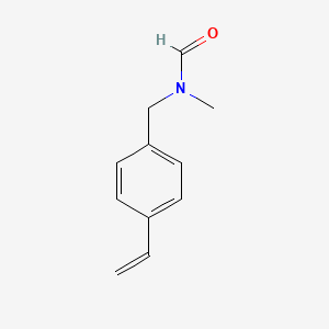 N-[(4-Ethenylphenyl)methyl]-N-methylformamide