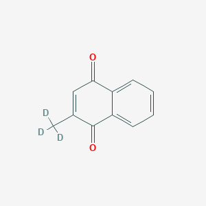 molecular formula C11H8O2 B1436246 2-(甲基-d3)-1,4-萘醌 CAS No. 5172-16-7