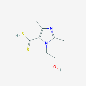 1-(2-Hydroxyethyl)-2,4-dimethyl-1H-imidazole-5-carbodithioic acid