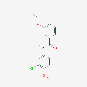 N-(3-Chloro-4-methoxyphenyl)-N-methyl-3-[(prop-2-en-1-yl)oxy]benzamide