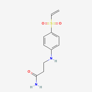 N~3~-[4-(Ethenesulfonyl)phenyl]-beta-alaninamide