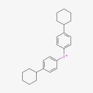 Bis(4-cyclohexylphenyl)iodanium