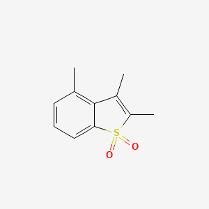 2,3,4-Trimethyl-1H-1-benzothiophene-1,1-dione