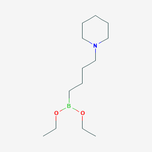 Diethyl [4-(piperidin-1-yl)butyl]boronate