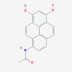 N-(6,8-Dihydroxypyren-1-yl)acetamide