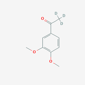 molecular formula C10H12O3 B1436268 3',4'-二甲氧基苯乙酮-D3 (甲基-D3) CAS No. 350818-54-1