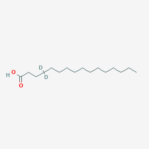 molecular formula C16H32O2 B1436269 十六酸-4,4-D2 CAS No. 30719-28-9