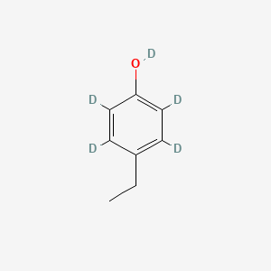 molecular formula C8H10O B1436271 4-Ethylphenol-2,3,5,6-d4,OD CAS No. 340256-40-8